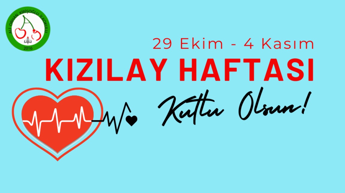 Okulumuzda Kızılay Haftası